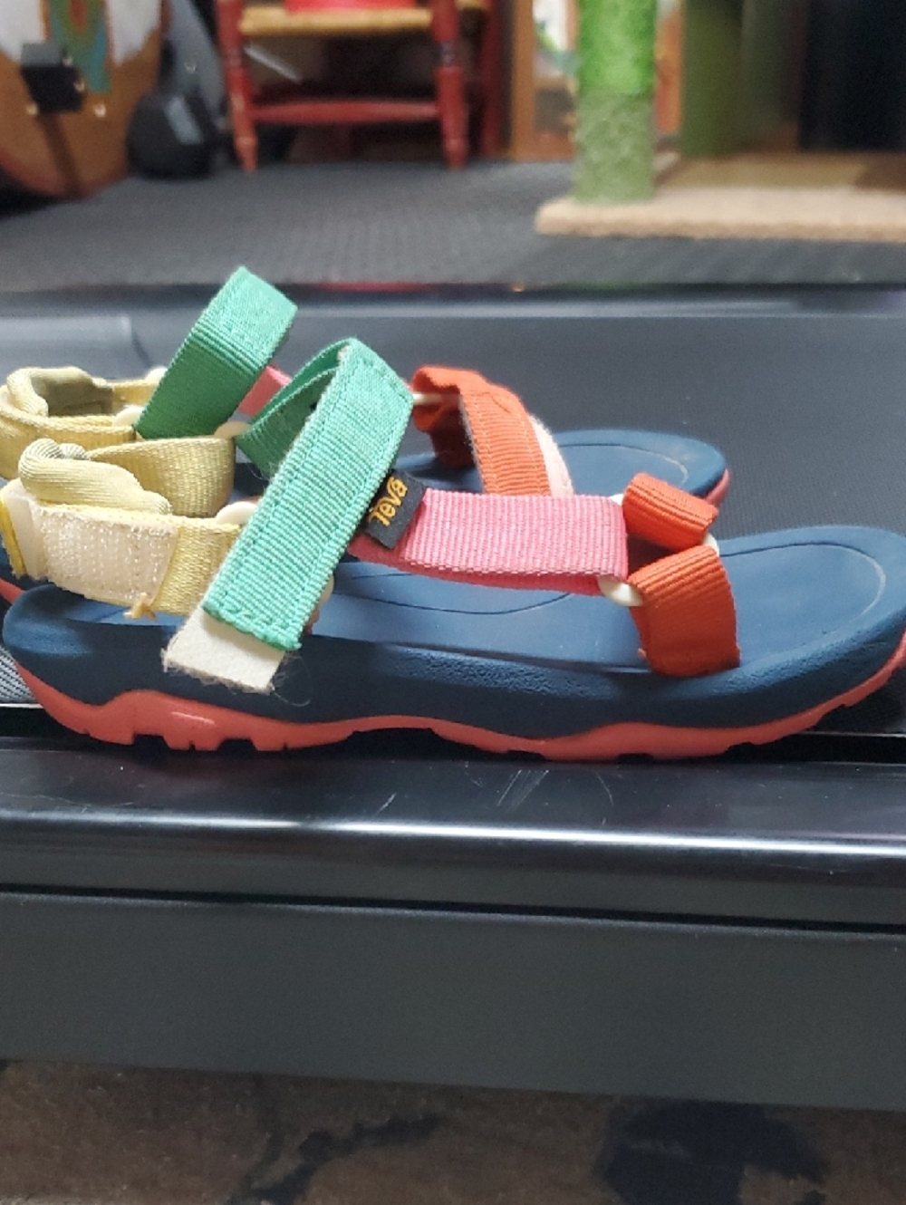 Teva Multicolor Adjustable Webbing Sandals - Hurricane Toddler Size 10 - Picture 4 of 7